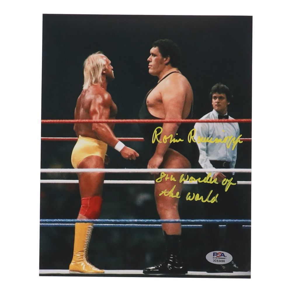 Robin Roussimoff Signed Wrestlemania III 