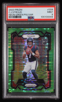 CJ Stroud 2023 Panini Prizm Prizms Neon Green Pulsar #339 RC (PSA 9) at PristineAuction.com