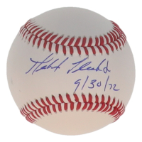 Roberto Clemente Jr. Signed Baseball Inscribed "9/30/72" (PSA) at PristineAuction.com