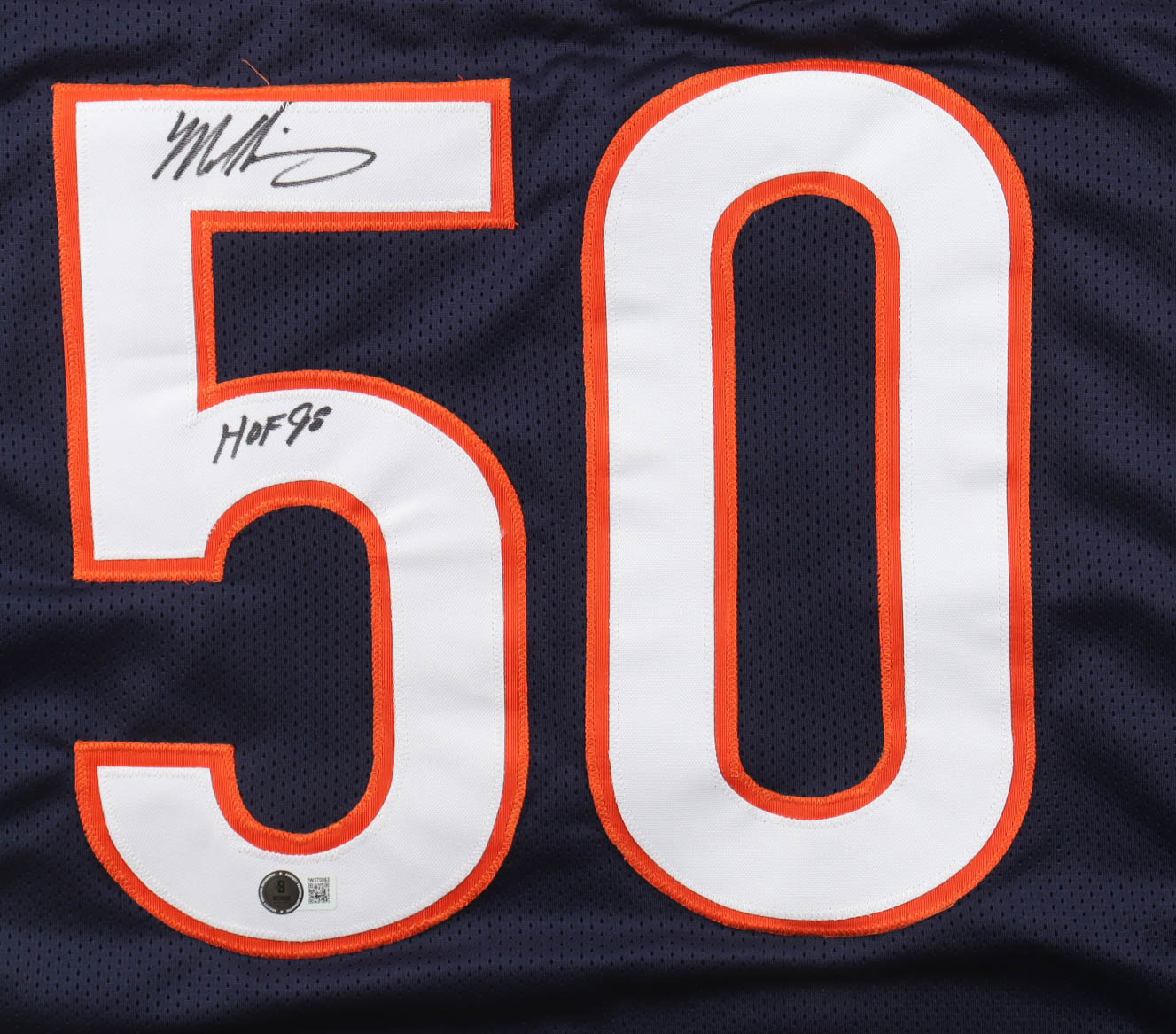 Mike Singletary Signed Jersey Inscribed "HOF 98" (Beckett) at PristineAuction.com Mike Singletary Signed Jersey Inscribed "HOF 98" (Beckett) at PristineAuction.com