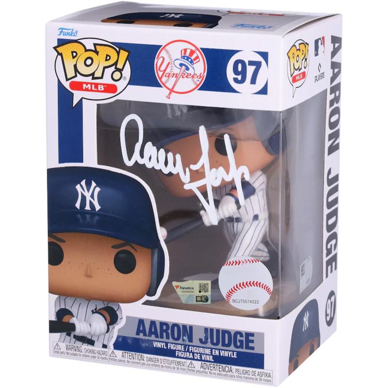 Aaron Judge Signed Yankees #97 Funko Pop! Vinyl Figure (Fanatics) at PristineAuction.com Aaron Judge Signed Yankees #97 Funko Pop! Vinyl Figure (Fanatics) at PristineAuction.com