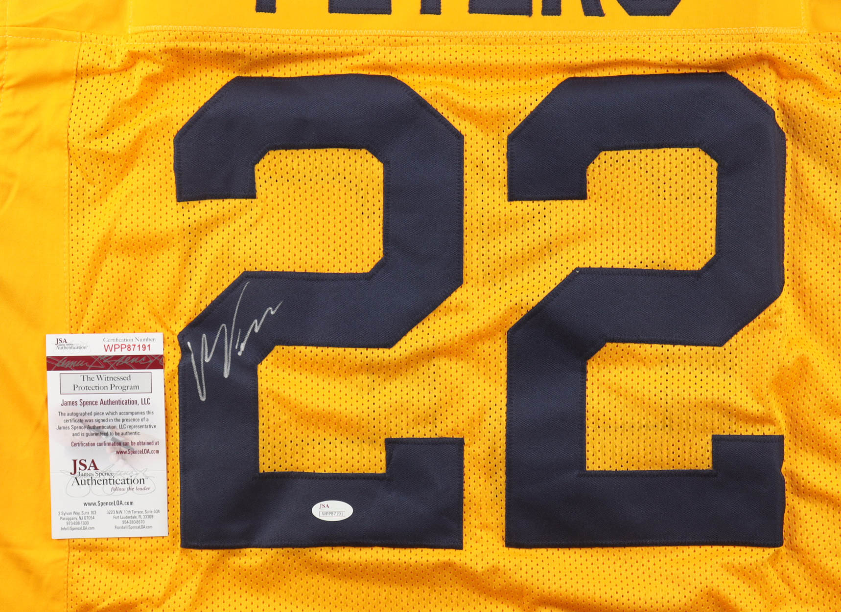 Marcus Peters Signed Jersey (JSA) at PristineAuction.com Marcus Peters Signed Jersey (JSA) at PristineAuction.com
