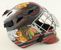 Ed Belfour Signed Blackhawks Full-Size Goalie Mask Inscribed "The Eagle" (Schwartz) at PristineAuction.com