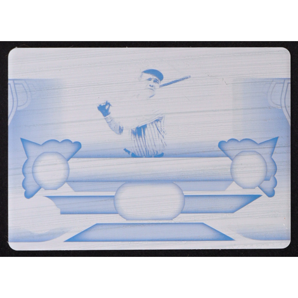 Babe Ruth 2023 Leaf Bronx Legacy The Sultan Of Swatch Printing Plate Black #TSS-2 #1/1 at PristineAuction.com