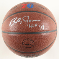 Bobby Jones Signed 76ers Logo NBA Basketball Inscribed "HOF '19" (Schwartz) at PristineAuction.com