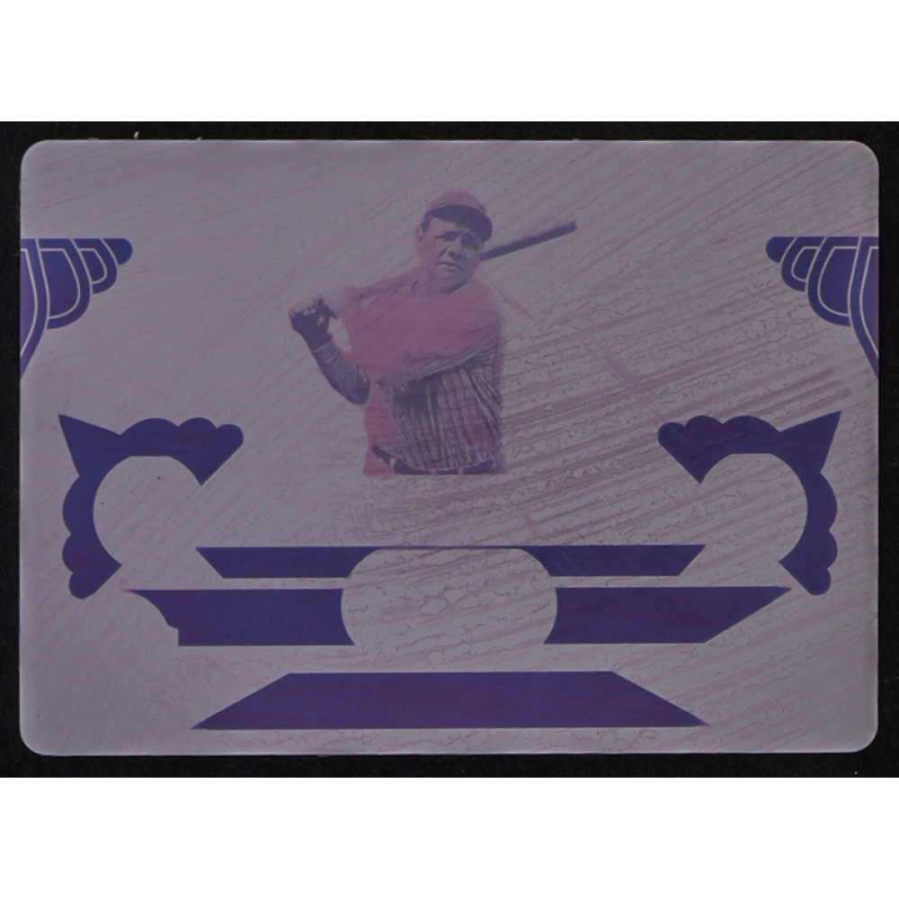 Babe Ruth 2023 Leaf Bronx Legacy The Sultan Of Swatch Printing Plate Magenta #TSS-2 #1/1 at PristineAuction.com