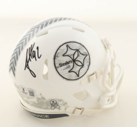 James Harrison Signed Steelers Salute To Service Alternate Speed Mini Helmet (Beckett) at PristineAuction.com
