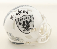 Raheem Mostert Signed Raiders Salute To Service Alternate Speed Mini Helmet (Beckett) at PristineAuction.com