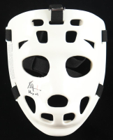 Grant Fuhr Signed Throwback Hockey Goalie Mask Inscribed "HOF '03" (Schwartz) at PristineAuction.com