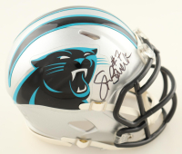 Steve Beuerlein Signed Panthers Speed Mini Helmet (Schwartz) at PristineAuction.com