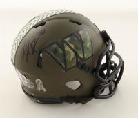 Brian Robinson Jr. Signed Commanders Salute To Service Alternate Speed Mini Helmet (Beckett) at PristineAuction.com