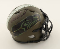 Mike Macdonald Signed Seahawks Salute To Service Alternate Speed Mini Helmet (Beckett) at PristineAuction.com