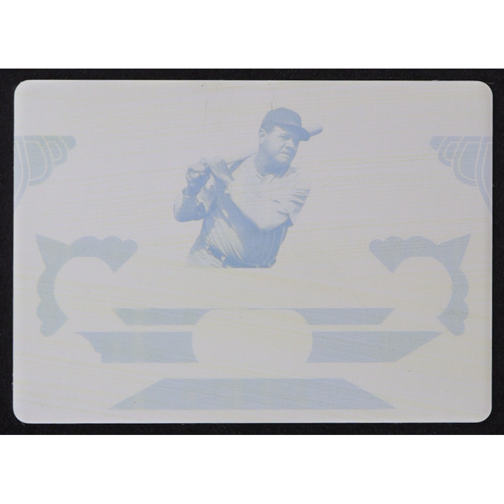 Babe Ruth 2023 Leaf Bronx Legacy The Sultan Of Swatch Printing Plate Yellow #TSS-3 #1/1 at PristineAuction.com