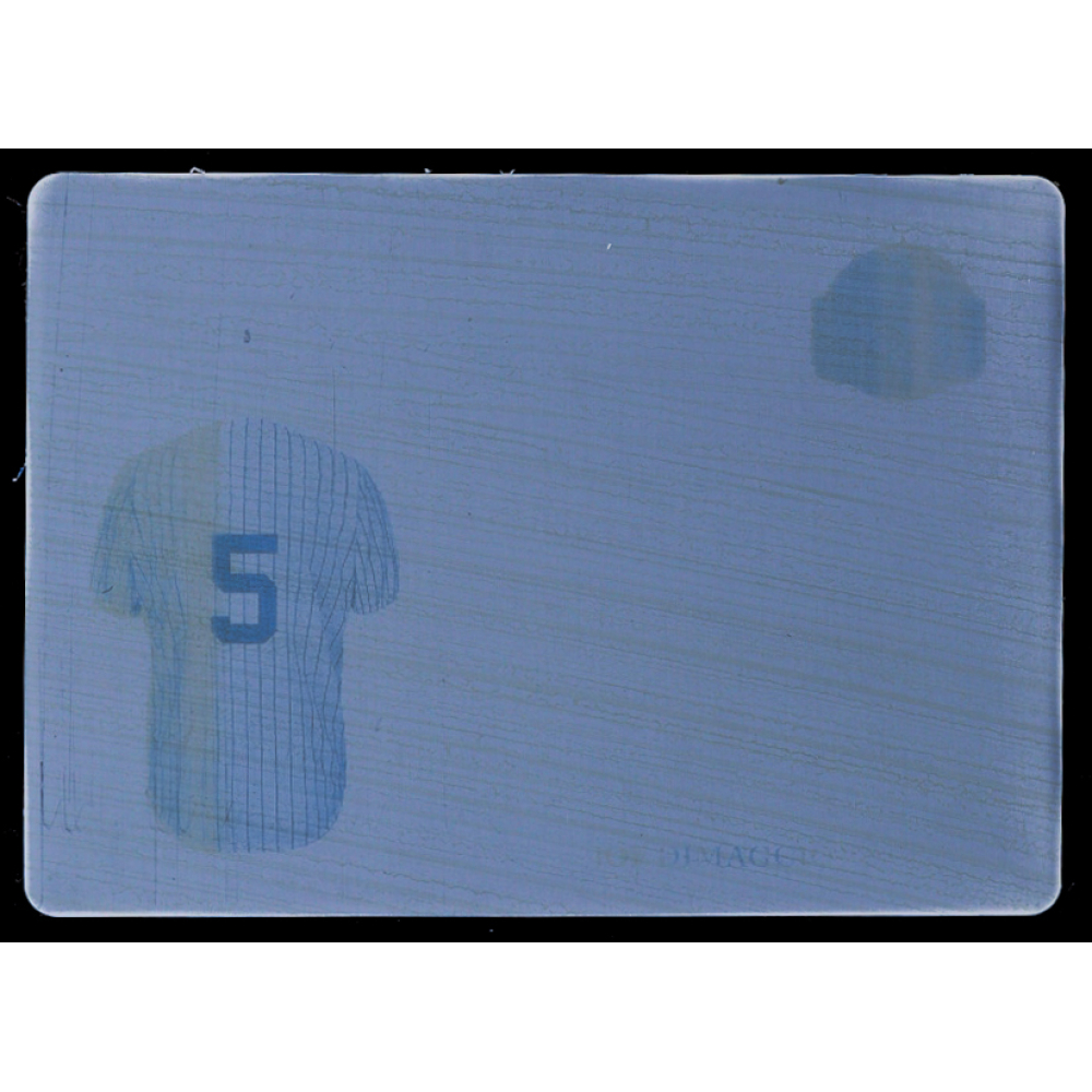 Joe Dimaggio 2023 Leaf Bronx Legacy Start Spreading The News Printing Plate Yellow #SSN-3 #1/1 at PristineAuction.com