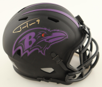 Justin Tucker Signed Ravens Eclipse Alternate Speed Mini Helmet (Beckett) at PristineAuction.com
