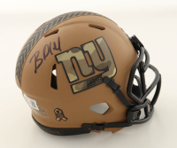 Brian Daboll Signed Giants Salute To Service Alternate Speed Mini Helmet (Beckett) at PristineAuction.com