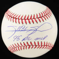 Sammy Sosa Signed OML Baseball Inscribed "98 NL MVP" (Schwartz) at PristineAuction.com