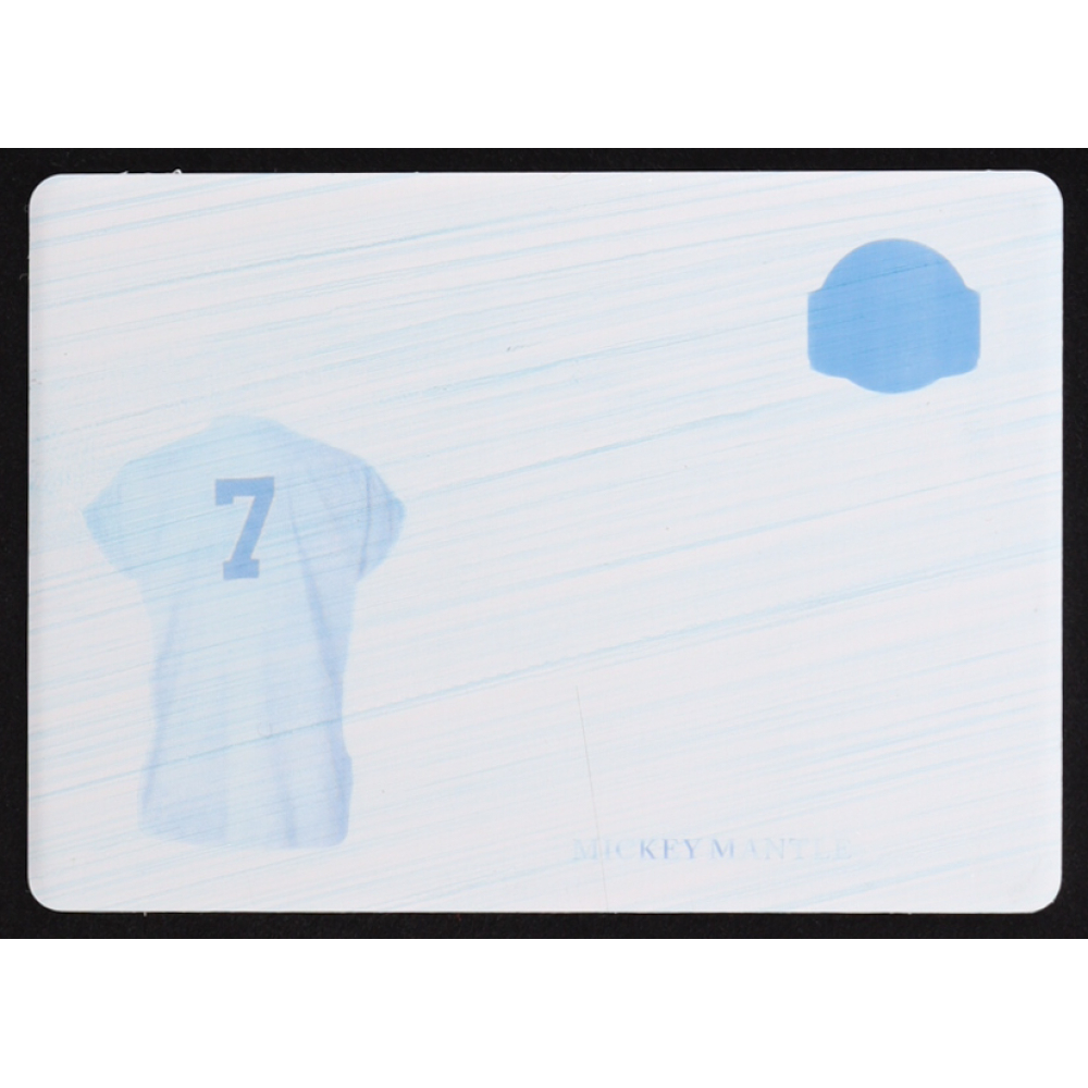 Mickey Mantle 2023 Leaf Bronx Legacy Start Spreading The News Printing Plate Cyan #SSN-4 #1/1 at PristineAuction.com