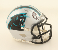 Nic Scourton Signed Panthers Speed Mini Helmet (Beckett) at PristineAuction.com