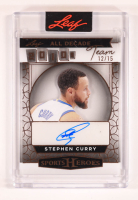 Stephen Curry 2025 Leaf Sports Heroes All Decade Team Autographs Clear Bronze #D10ASC1 #12/15 at PristineAuction.com