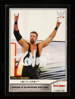 Kevin Nash Signed Kevin Nash Makes a Surprise Return 2014 Topps WWE Road to WrestleMania #73 (JSA) at PristineAuction.com