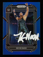 Kevin Nash Signed 2023 Panini Prizm WWE Prizms Blue #128 #032/199 (JSA) at PristineAuction.com