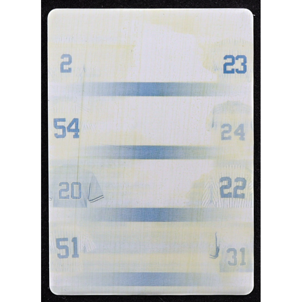 Derek Jeter / Don Mattingly / Goose Gossage / Rickey Henderson / Jorge Posada / Roger Clemens / Bernie Williams / Dave Winfield 2023 Leaf Bronx Legacy Dream Team 8 Printing Plate Yellow #DT8-2 #1/1 at PristineAuction.com