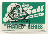 1987 Topps Traded Baseball Complete Set of (132) Cards with Greg Maddux #70T XRC, Matt Williams #129T XRC, David Cone #24T XRC, Fred McGriff #74T (BBCE / FASC) at PristineAuction.com