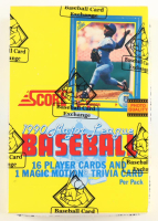 1990 Score Baseball Wax Box with (36) Packs (BBCE FASC) at PristineAuction.com