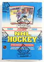 1990-91 Score Canadian Bilingual Hockey Wax Box of (36) Packs (BBCE) at PristineAuction.com