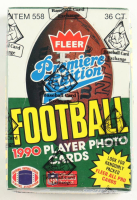 1990 Fleer Premiere Edition Football Wax Box with (36) Packs (BBCE) at PristineAuction.com