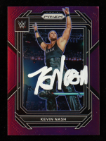 Kevin Nash Signed 2023 Panini Prizm WWE Prizms Purple #128 #034/149 (JSA) at PristineAuction.com