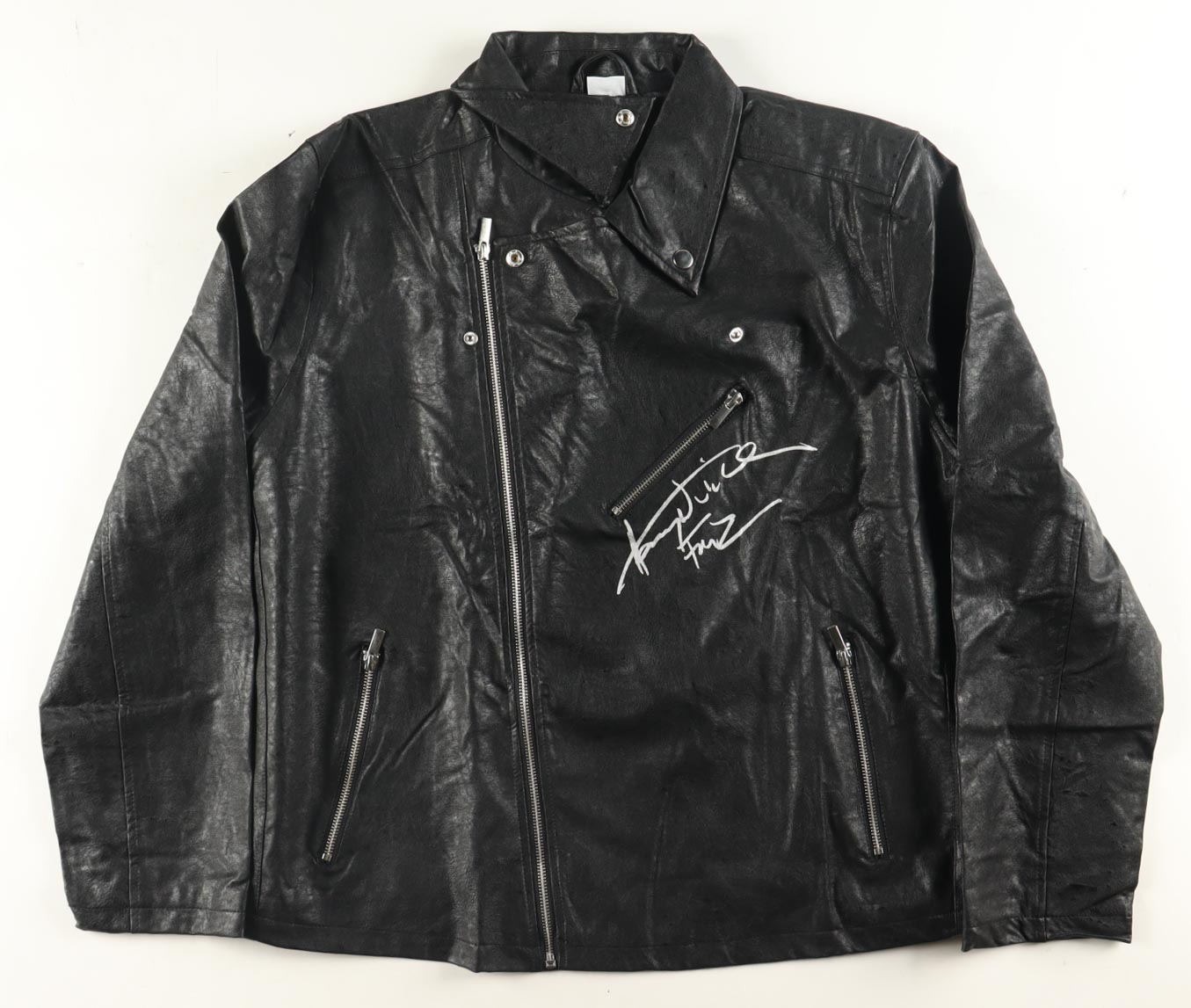 Henry Winkler Signed "Happy Days" Leather Jacket Inscribed "Fonz" (Schwartz) at PristineAuction.com Henry Winkler Signed "Happy Days" Leather Jacket Inscribed "Fonz" (Schwartz) at PristineAuction.com