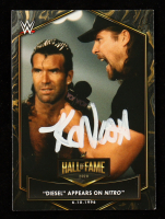 Kevin Nash Signed Diesel Appears on Nitro 2021 Topps WWE Hall of Fame Tribute #HOF2 (JSA) at PristineAuction.com