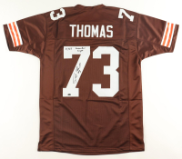 Joe Thomas Signed Jersey Inscribed "10,363 Consecutive Snaps" (Schwartz) at PristineAuction.com