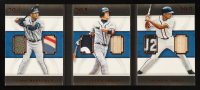 Andruw Jones / Chipper Jones / Gary Sheffield 2016 Panini Pantheon Sacred Deployments Materials Bronze #6 #22/25 at PristineAuction.com