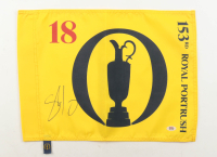 Shane Lowry Signed 2025 "153rd Royal Portrush" British Open Pin Flag (PSA) at PristineAuction.com