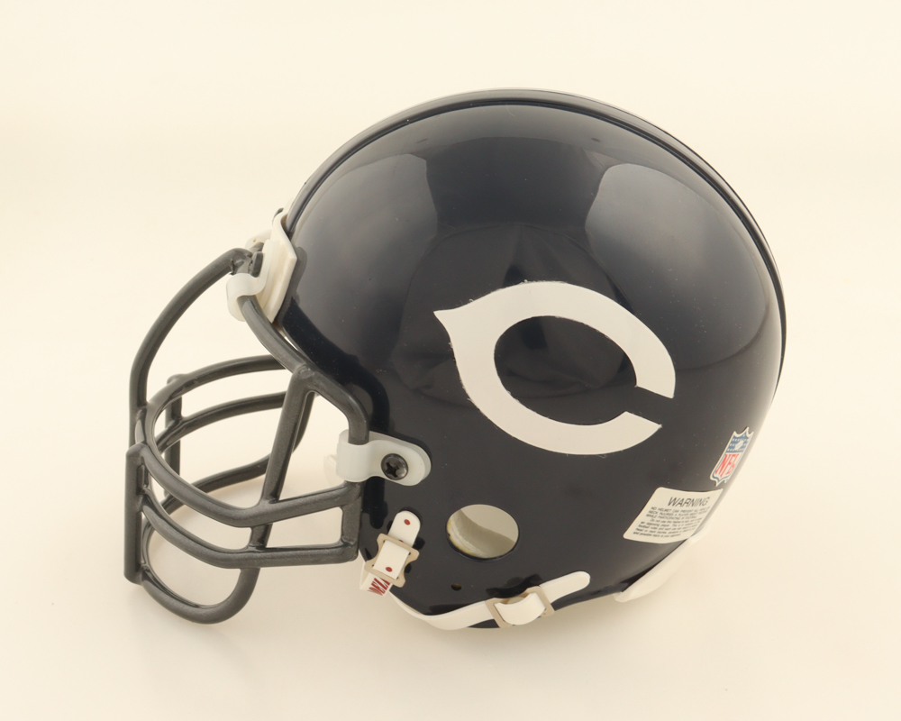 George Blanda Signed Bears Throwback Alternate Mini Helmet Inscribed "HOF 81" (PSA) at PristineAuction.com George Blanda Signed Bears Throwback Alternate Mini Helmet Inscribed "HOF 81" (PSA) at PristineAuction.com