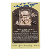 Frank Thomas Signed Hall of Fame Plaque Postcard (Beckett) at PristineAuction.com