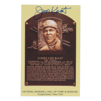Jim Kaat Signed Hall of Fame Plaque Postcard (JSA) at PristineAuction.com
