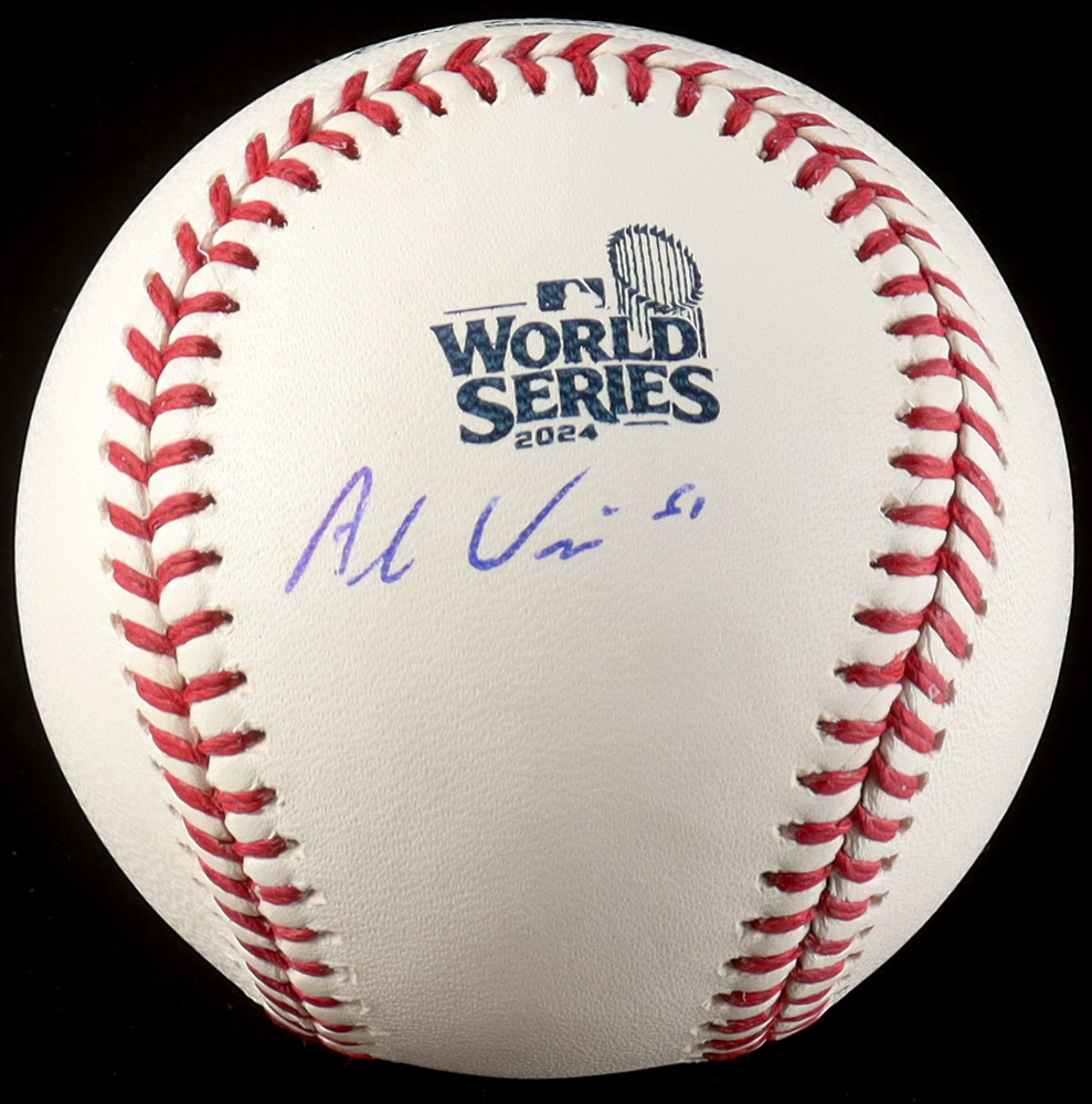 Alex Vesia Signed 2024 World Series Baseball (PSA) at PristineAuction.com Alex Vesia Signed 2024 World Series Baseball (PSA) at PristineAuction.com