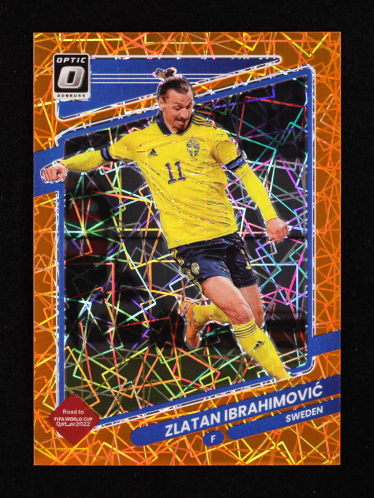 Zlatan Ibrahimovic 2021-22 Donruss Optic Orange Velocity #152 #32/49