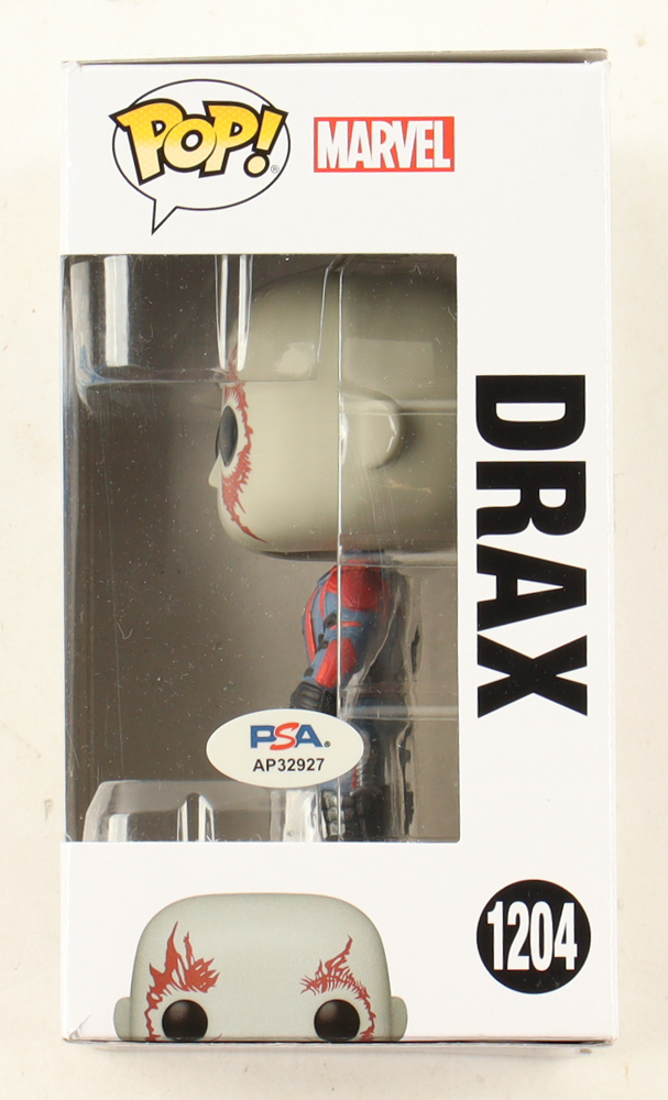 Dave Bautista Signed "Guardians of the Galaxy Volume 3" #1204 Drax Funko Pop! Figure (PSA) at PristineAuction.com Dave Bautista Signed "Guardians of the Galaxy Volume 3" #1204 Drax Funko Pop! Figure (PSA) at PristineAuction.com