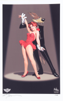 Tom Hodges Signed LE "Red Hot Riding Hood" Tex Avery Tribute 11x17 Art Print at PristineAuction.com