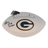 Ahman Green Signed Packers Logo Football (JSA) at PristineAuction.com