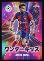 Lamine Yamal 2023-24 Topps Chrome UEFA Club Competitions Japan Wonderkids #WK3 RC at PristineAuction.com