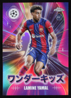 Lamine Yamal 2023-24 Topps Chrome UEFA Club Competitions Japan Wonderkids #WK3 RC at PristineAuction.com