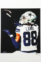 "CeeDee Lamb" Cowboys LE 12x18 Lithograph by Joshua Barton #/500 (PA) at PristineAuction.com