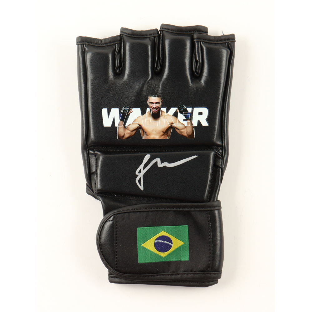 Johnny Walker Signed Custom Brazil MMA Fight Glove (PA) at PristineAuction.com