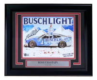 Ross Chastain Signed NASCAR Custom Framed Photo (Beckett) at PristineAuction.com